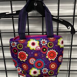 Igloo Purple Multicolor Floral mini cooler bag (unused)